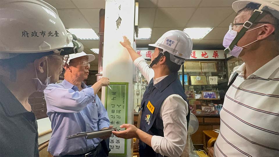 南機場整宅樓損影響49戶 每戶最高10萬救助再研擬都更