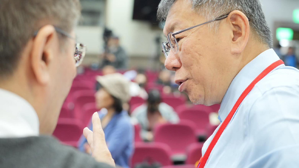 柯文哲:北士科案不必打我 公開會議紀錄就好