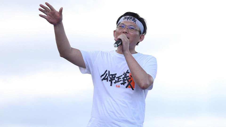 民眾黨立委黃國昌。翻攝自黃國昌臉書