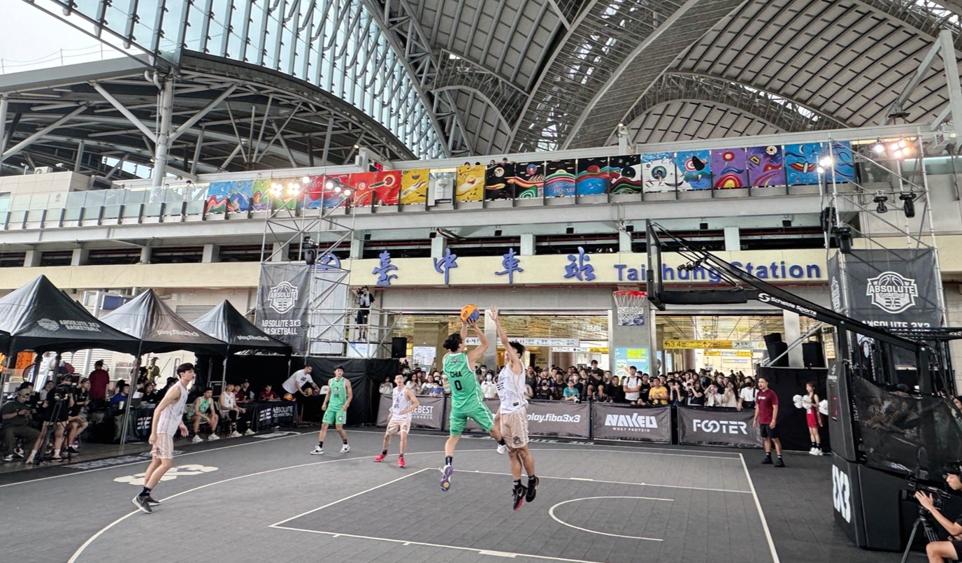 籃球ABSOLUTE 3x3聯盟賽開幕戰示意圖