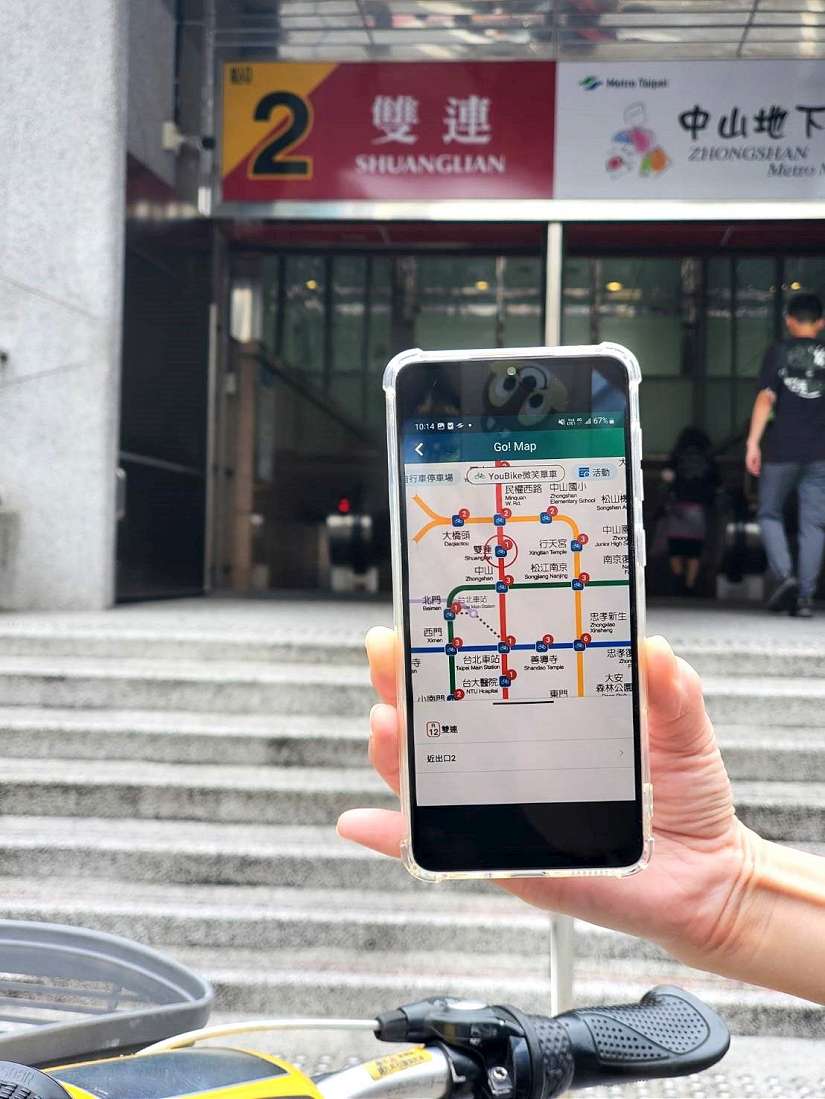 北捷不藏私!「台北捷運Go」App超有感功能曝光 「Go!Map」新增自行車道資訊 騎鐵馬旅遊趣