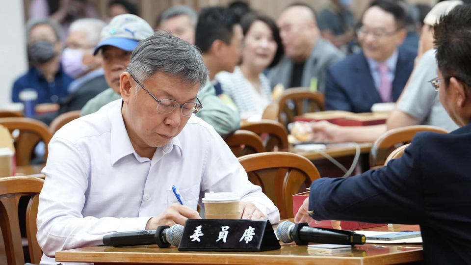 高雄市2026藍白合? 柯文哲:先求建立地方據點