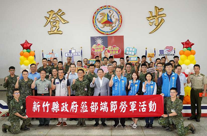端午前夕敬軍 楊文科向國軍弟兄致敬