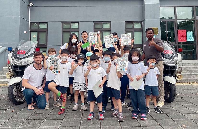 幼兒園一日警察體驗 化身小波麗士萌翻天