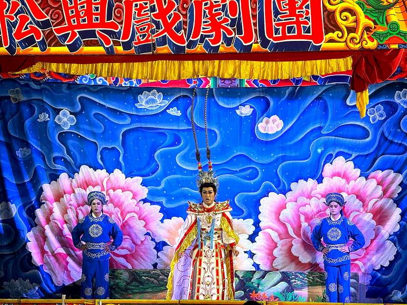 竹風縣藝客家大戲  新豐鳳蓮宮上演明清兩國誌