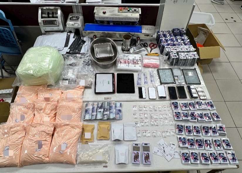 竹北警方雷霆掃毒，破獲大型毒品工廠