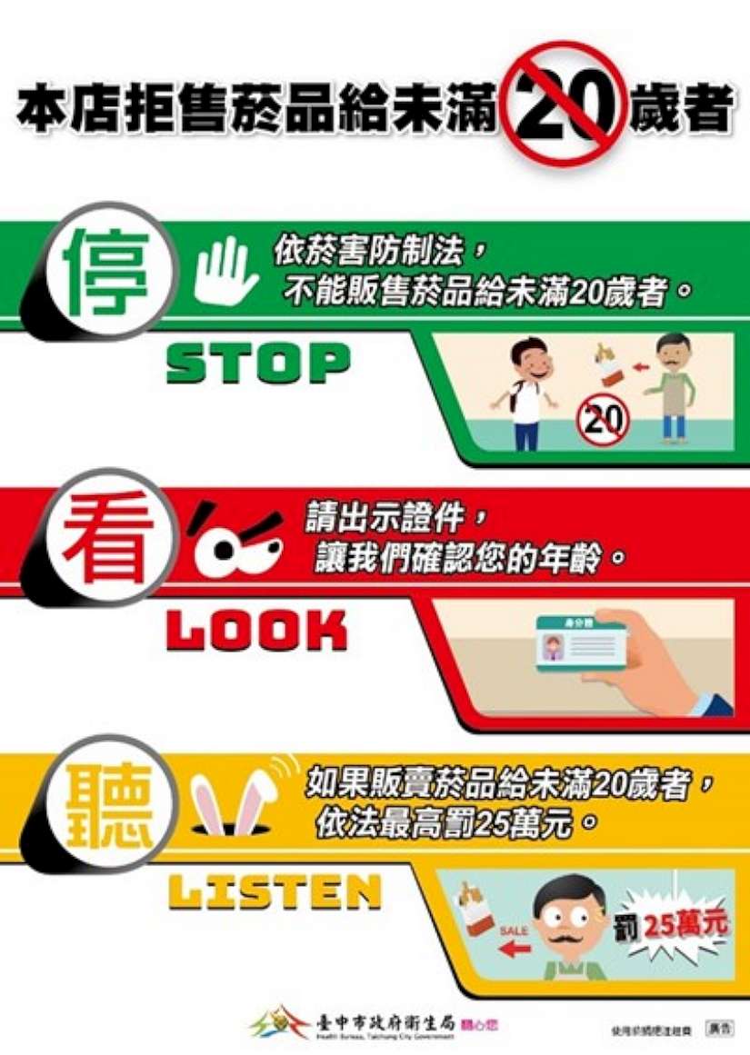 菸害防制修法上路 提高禁菸年齡至20歲