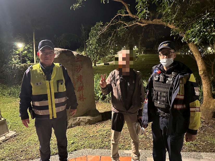 七旬翁與友人夜遊海門天險砲台步道迷路、警及時尋獲