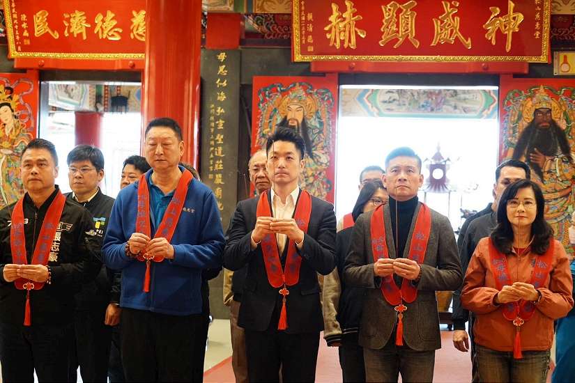 出席松山慈惠堂歲末冬令救濟活動 蔣萬安：感謝慈惠堂傳遞大愛溫暖社會