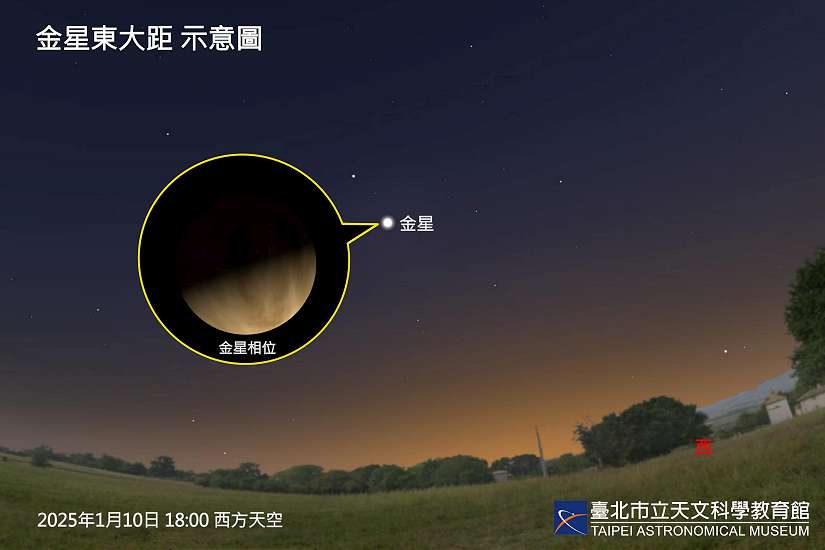 觀賞最亮明星好時機,「東大距」為金星秀拉開序幕!