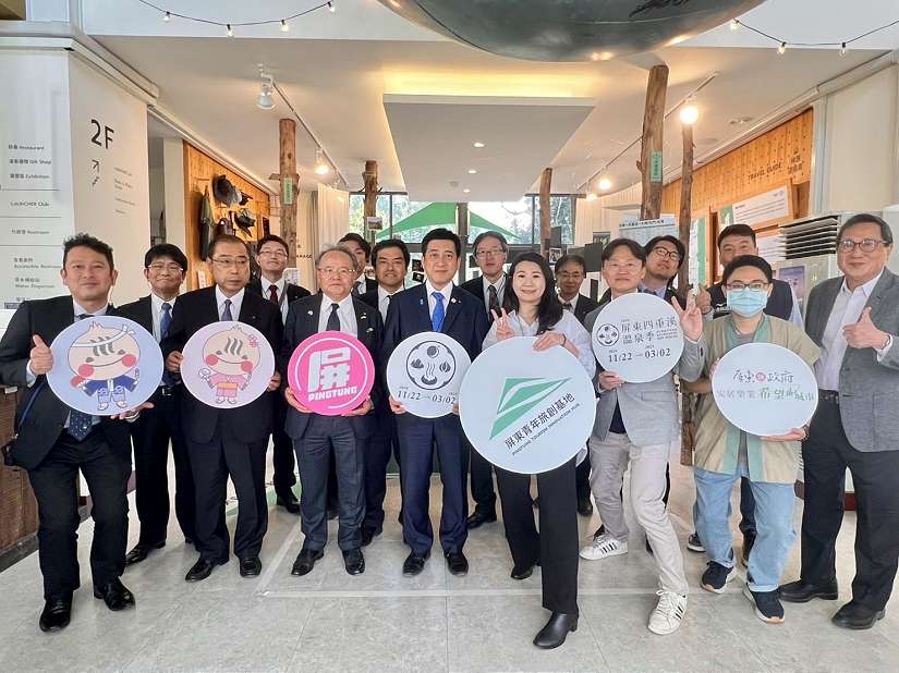 日本鹿兒島與屏東好交情 塩田知事二度訪屏 周春米盛情接待 體驗屏東多向度之美