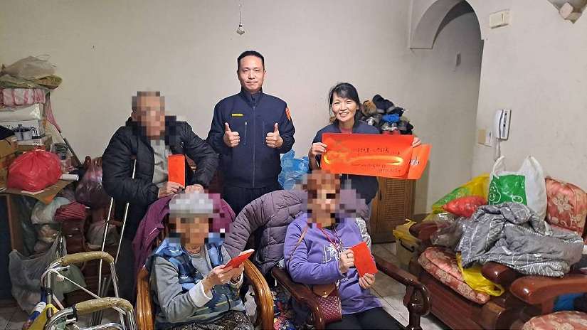 不只機智阻詐護財產 關懷慰問百姓心更安