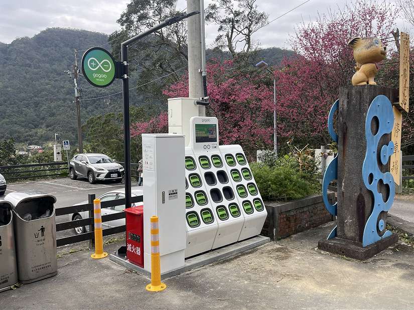 貓空換電站啟用 電動機車暢遊無憂
