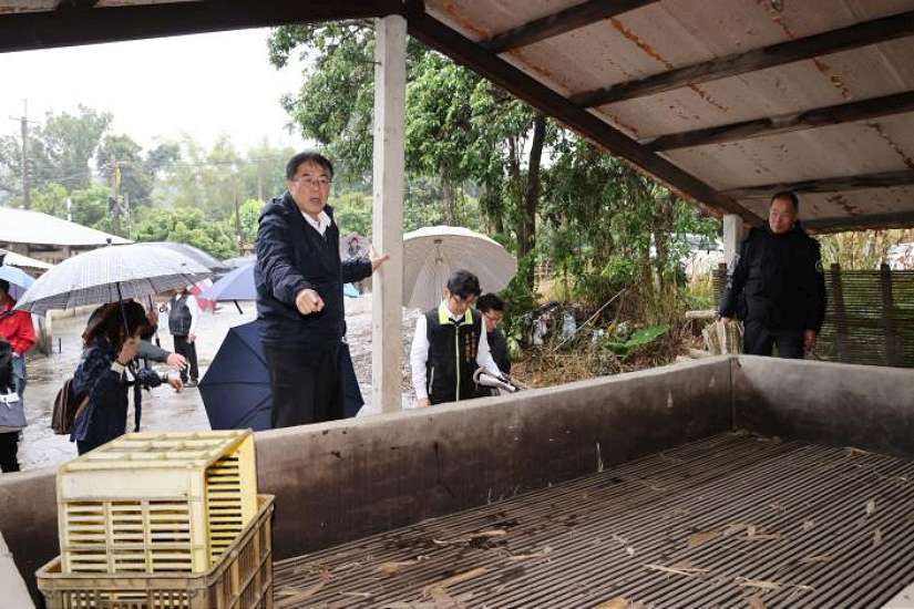 東山龍眼烘焙窯震損嚴重 黃偉哲:全力爭取中央支援加速復建
