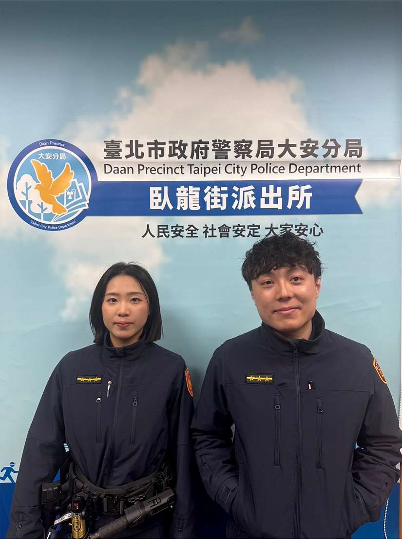 大安警暖心助失智老人 寒冷中送上一份溫暖