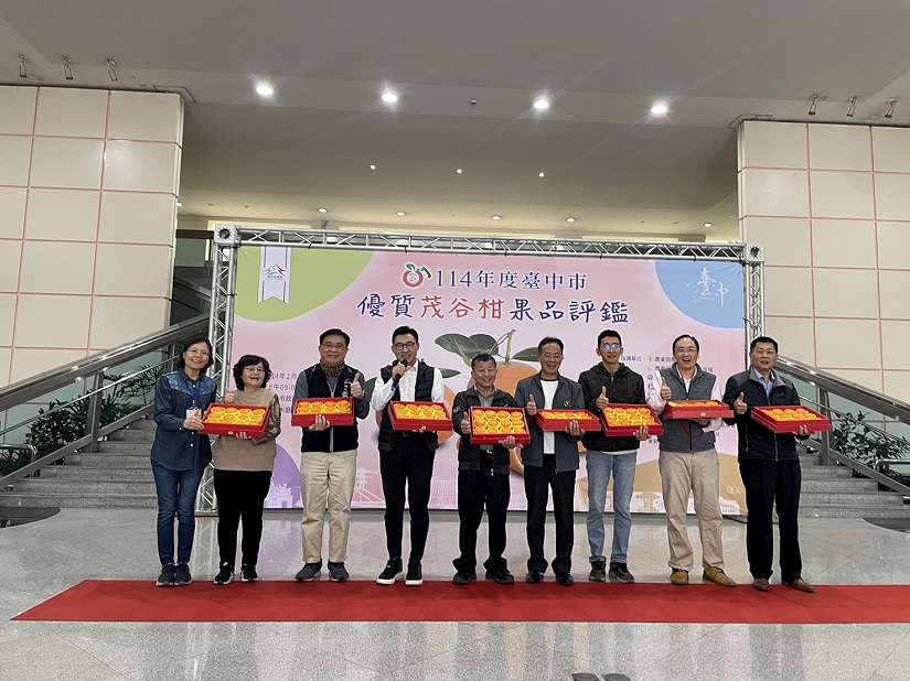 中市茂谷柑果品評鑑 石岡區涂文庭榮獲茂谷柑王!