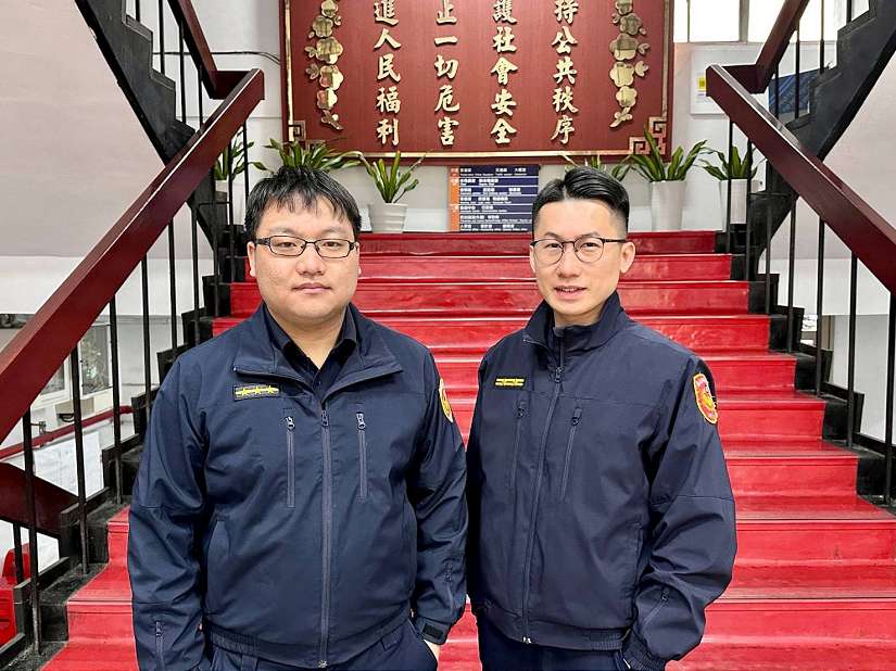 迷途婦寒雨中徘徊 文山一分局暖警細心守護助平安返家