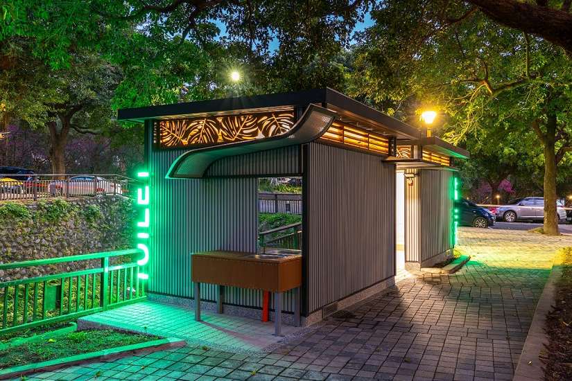 北市力推公園公廁2.0 首發流廁升級景觀公廁