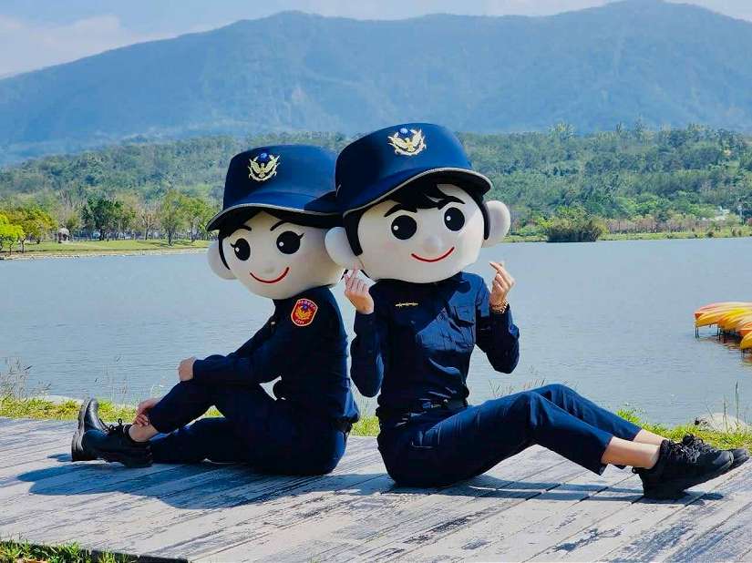 東警拍攝「婦幼月曆」宣傳照 強化婦幼保護及識詐宣導效果