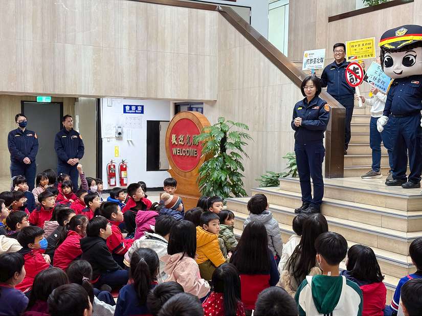 北市保安警察大隊「識詐」教育進校園 學童實境體驗識破騙局