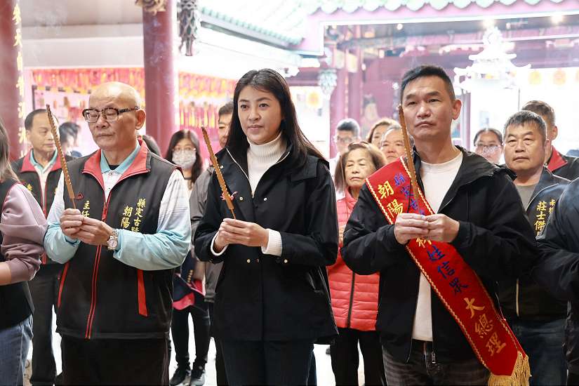 許淑華出席南投草屯朝陽宮媽祖聖駕回庄巡香活動