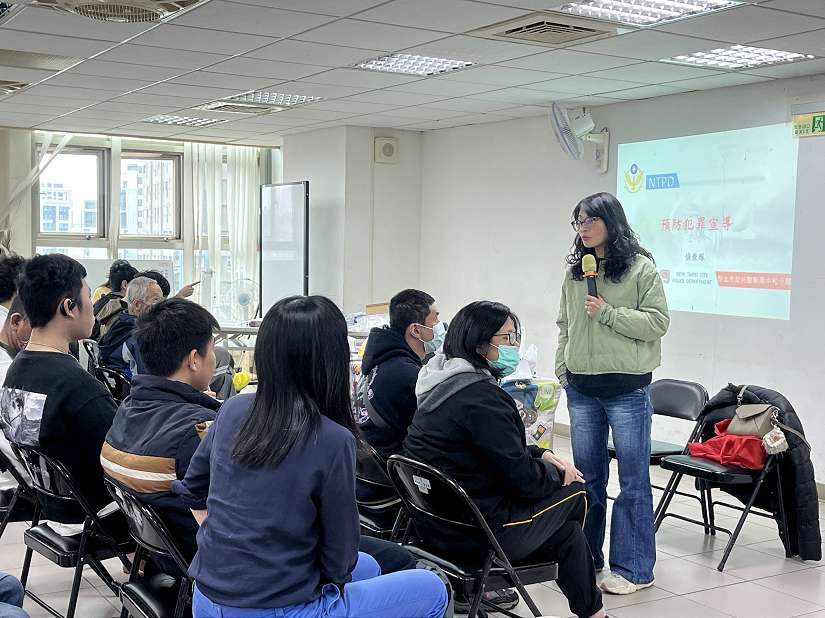中和警與樂圓身心障礙者服務中心攜手 識詐一起來