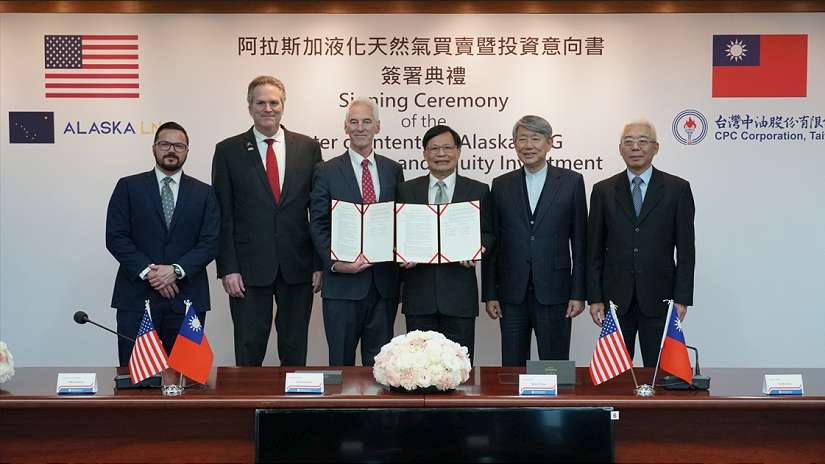 台灣中油簽署阿拉斯加液化天然氣買賣暨投資意向書 深化台美能源合作,強化天然氣供應穩定