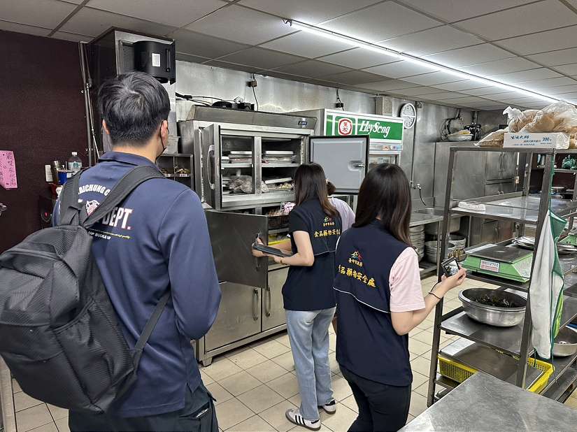 中市府聯合稽查大型用氣餐飲業 2業者不符規定開罰並限期改善