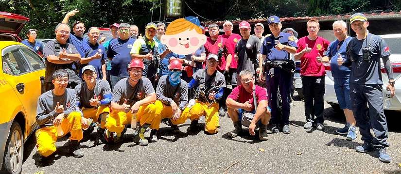 基隆消防迅速出動　成功救援迷途山友