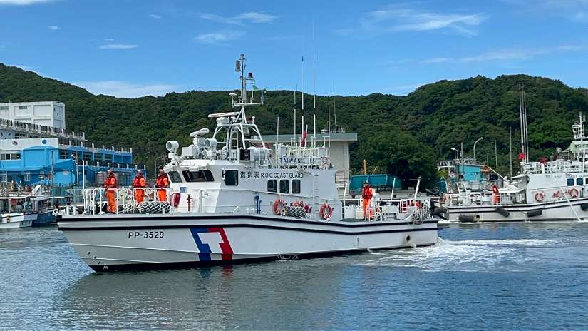 澳底海巡隊PP-3529艇成軍　強化東北角海域防線