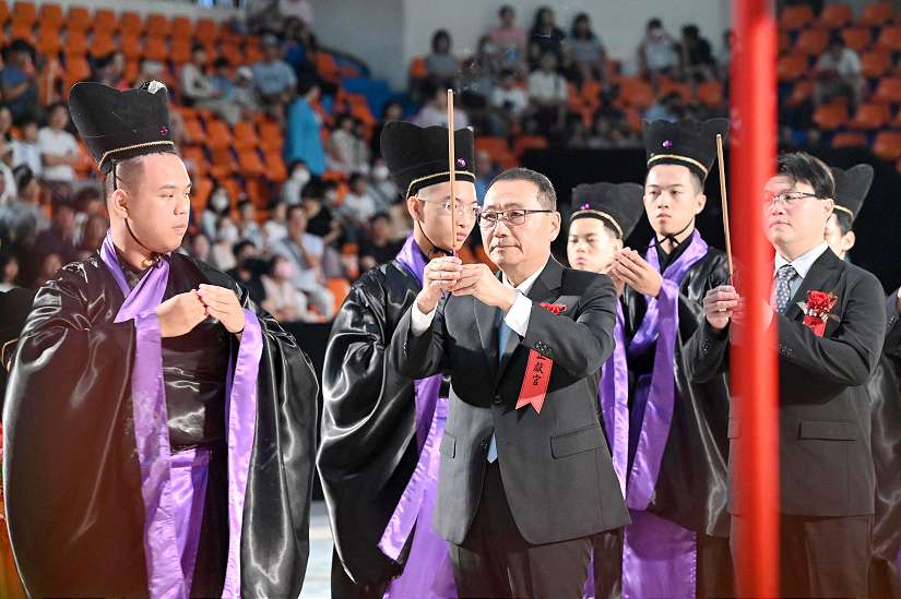 新北藝術祭孔十週年　侯友宜：以現代藝術感謝師恩