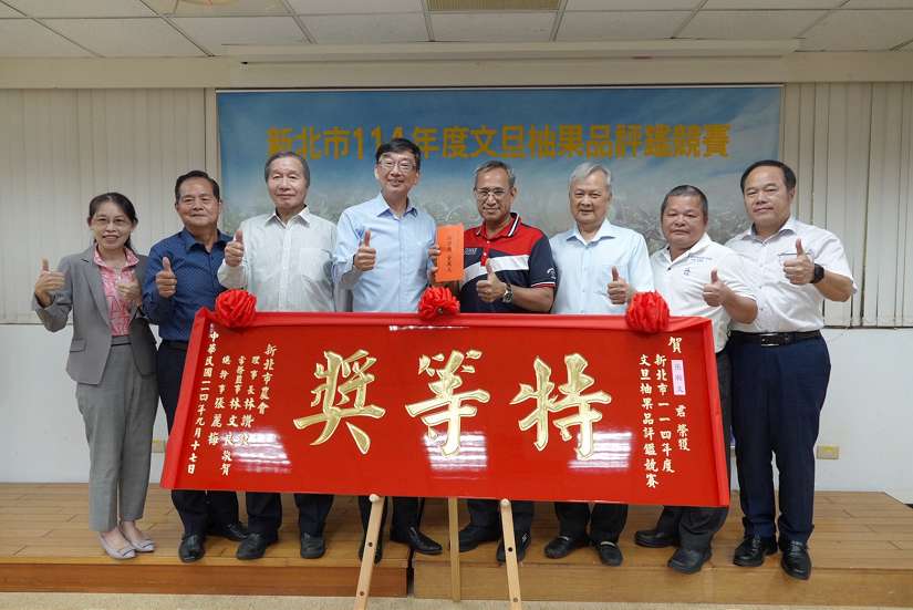 新北冠軍柚王揭曉 文旦柚品質近年最佳