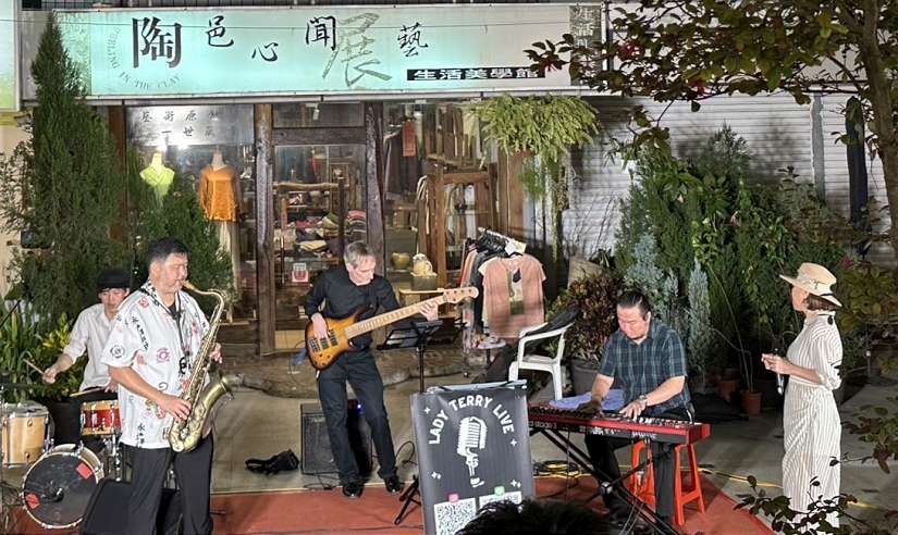 「中秋月光爵士音樂市集」登場 東海藝術街商圈夜晚化身最浪漫音樂街區