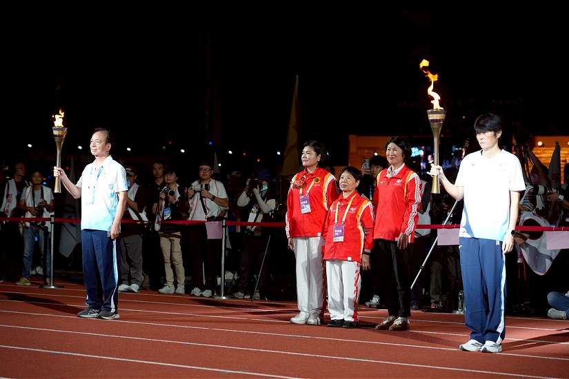 114年全國運啓動 饒慶鈴親參加開幕帶隊繞場 傳遞臺東美好與良善