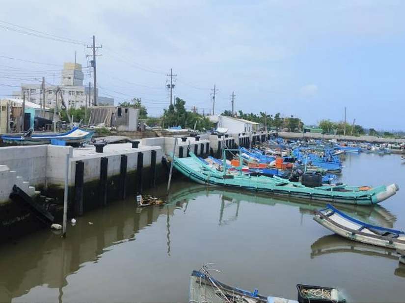 台南北門漁港碼頭加高完成，保障漁民財產安全