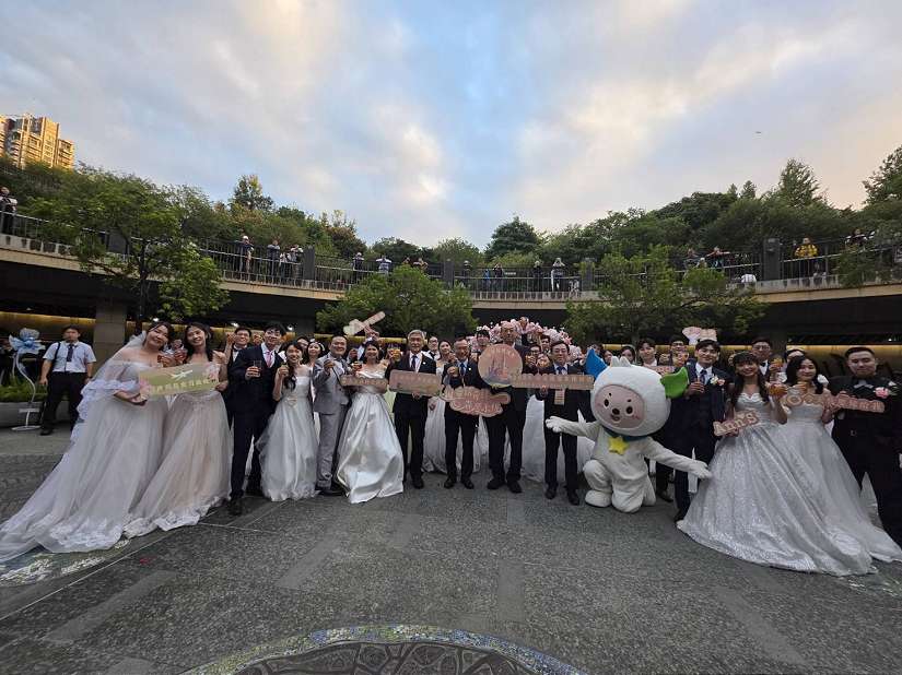 臺北捷運集團婚禮幸福登場 永「捷」同心開啟新篇章