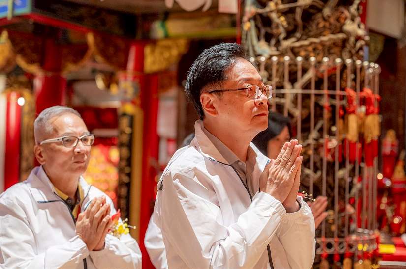 桃園慈護宮乙巳年酬恩五朝圓醮　張市長祈願地方繁榮平安