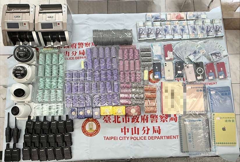 深夜出擊!! 查獲百家樂職業大賭場