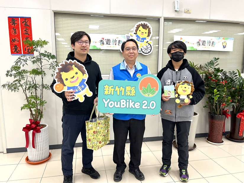 竹縣YouBike突破500萬人次 喜迎低碳交通新里程碑