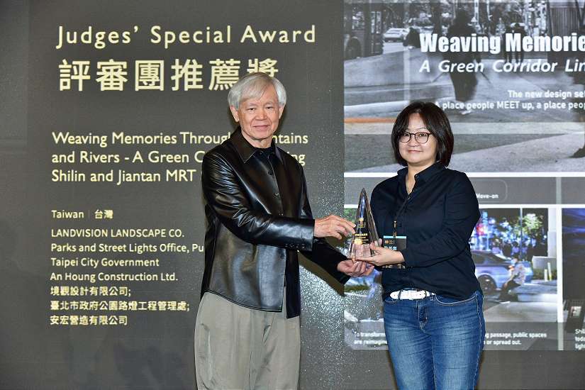 評審團最愛!公園處捷運綠廊榮獲臺北設計獎