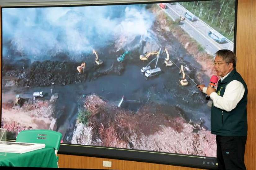 烏樹林暫置場火災12/03晚間完全撲滅 市府：3原則嚴密監控以保障大眾安全