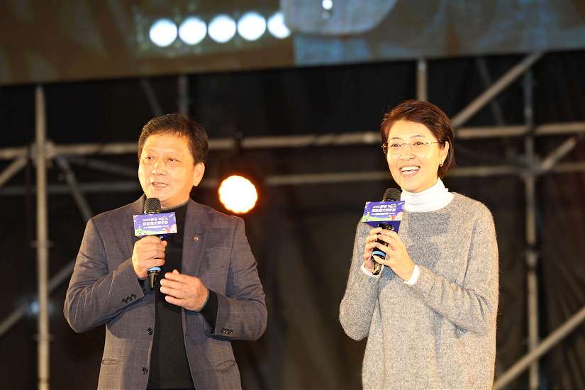 2025草屯聖誕煙火嘉年華璀璨落幕！ 許縣長：明年擴大舉辦