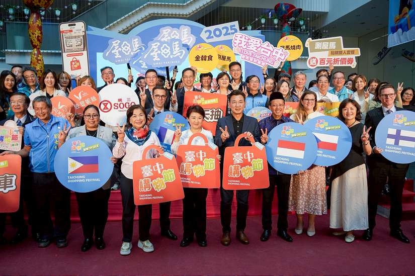 台中購物節化身「國際名片」！多國駐台代表宣傳影片觀看數破百萬 助攻外籍參與人數成長逾5成