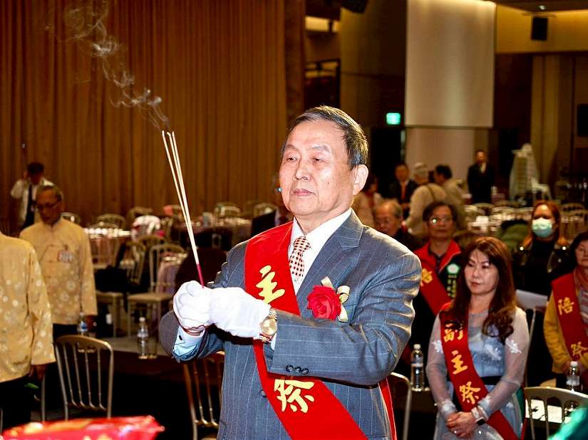 台北市大安林姓宗親會員大會，副市長林奕華以高級顧問身分到場指導