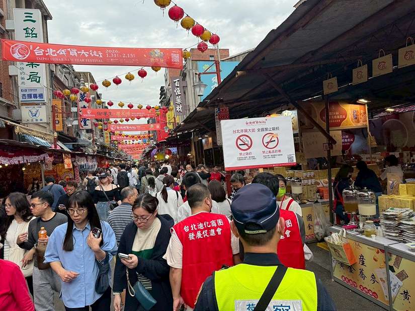 請注意-迪化街年貨大街將禁菸範圍擴大