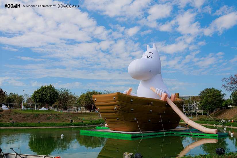 一秒飛歐洲！連假夢幻收尾 網上瘋傳：中台灣燈會「姆明谷」宛如歐洲童話小鎮