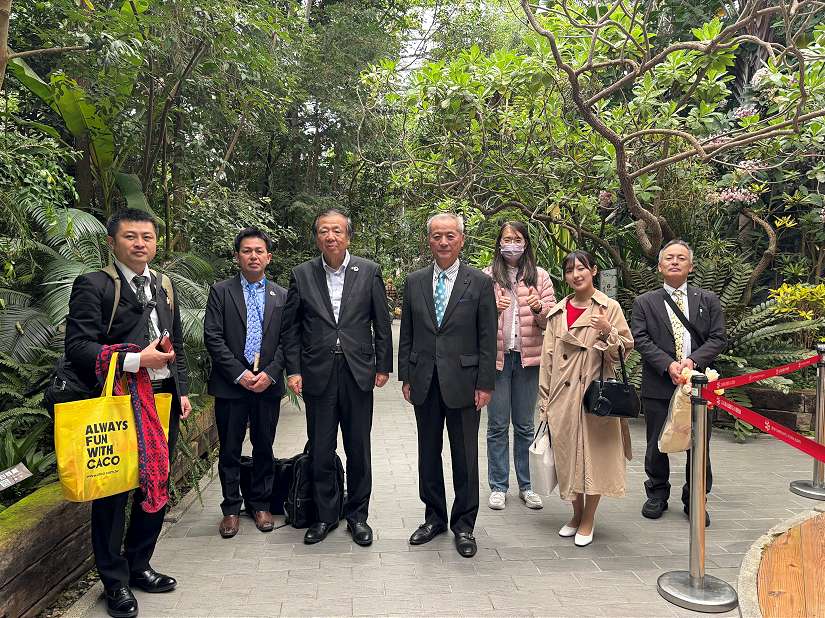 專業相惜! 日本礪波市貴賓參訪臺北玫瑰園