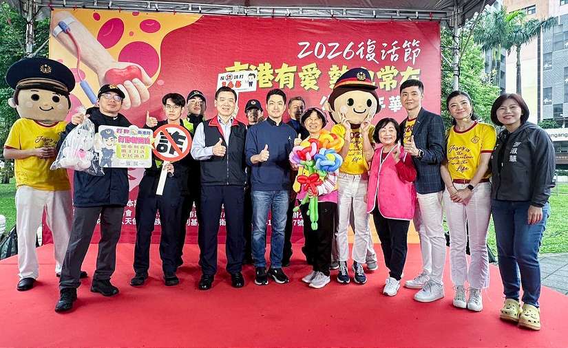 Q版警娃「熱血傳愛」！ 南港眾教會藝起發聲宣導「識詐」 