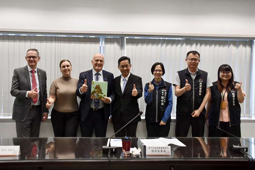 澳洲塔斯馬尼亞財政廳長率團訪中市取經　聚焦精密機械與綠能合作契機