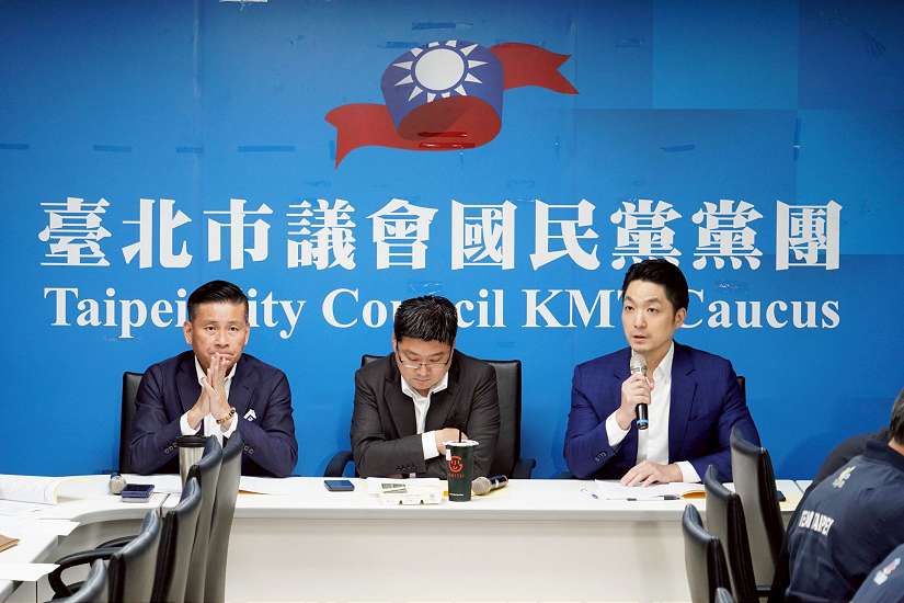 蔣萬安赴國民黨團說明重大法議案 爭取支持各項市政推動